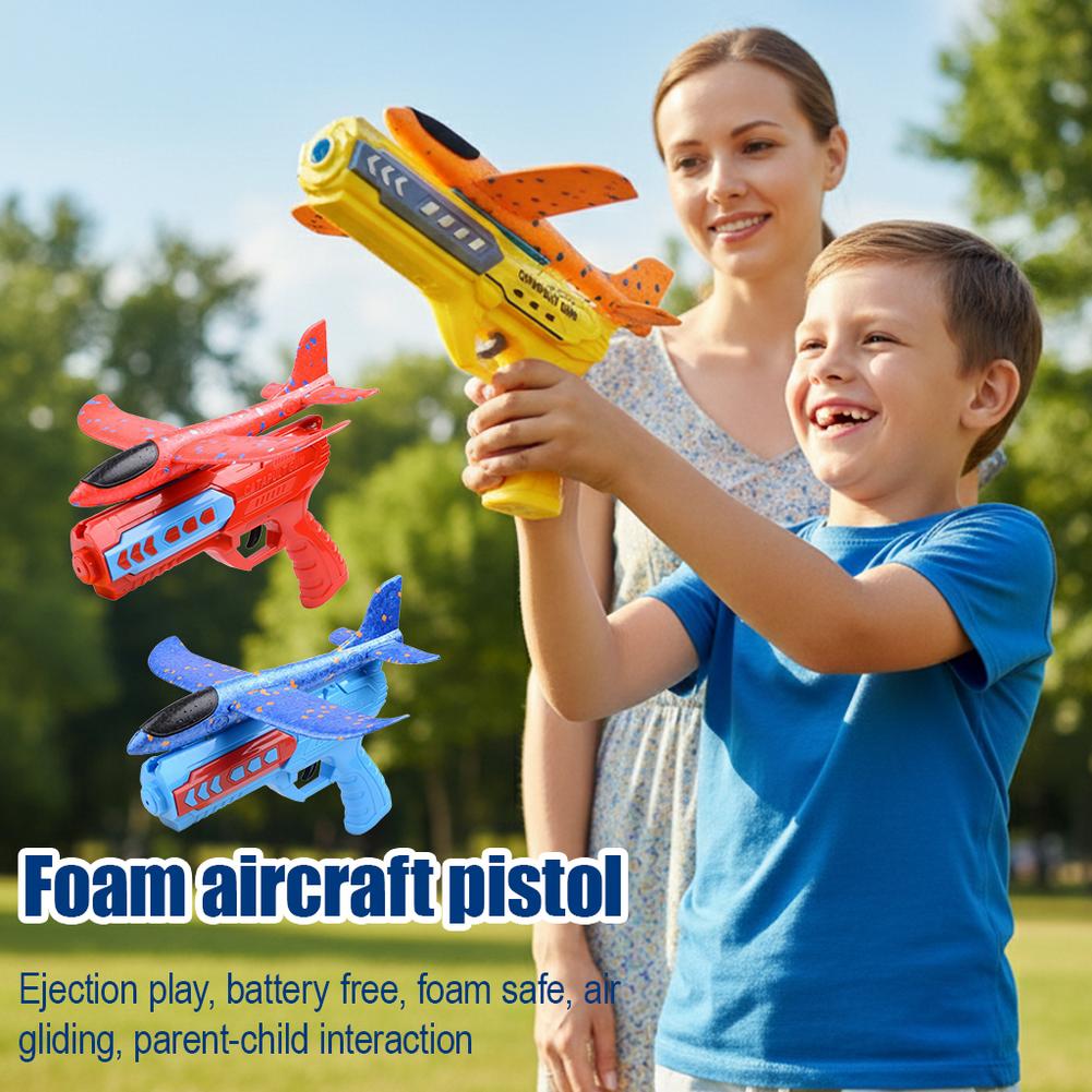 Kids Outdoor Kit - ของเล่นเครื่องบินบังคับสำหรับเด็ก ของขวัญสำหรับเด็ก ของเล่นเครื่องบินโฟม ของเล่นเครื่องร่อน ของเล่นเกมกลางแจ้งสำหรับพ่อแม่ลูก ของเล่นยิงโฟม