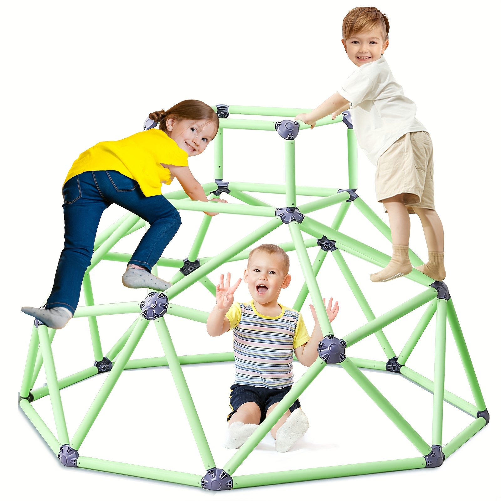 Kids Outdoor Climbing Dome - บาร์ปีนป่าย - ของเล่นเสริมพัฒนาการกลางแจ้งสำหรับเด็ก, อุปกรณ์เล่นโดมปีนป่ายในร่มสำหรับเด็กเล็ก, สนามเด็กเล่นในร่ม