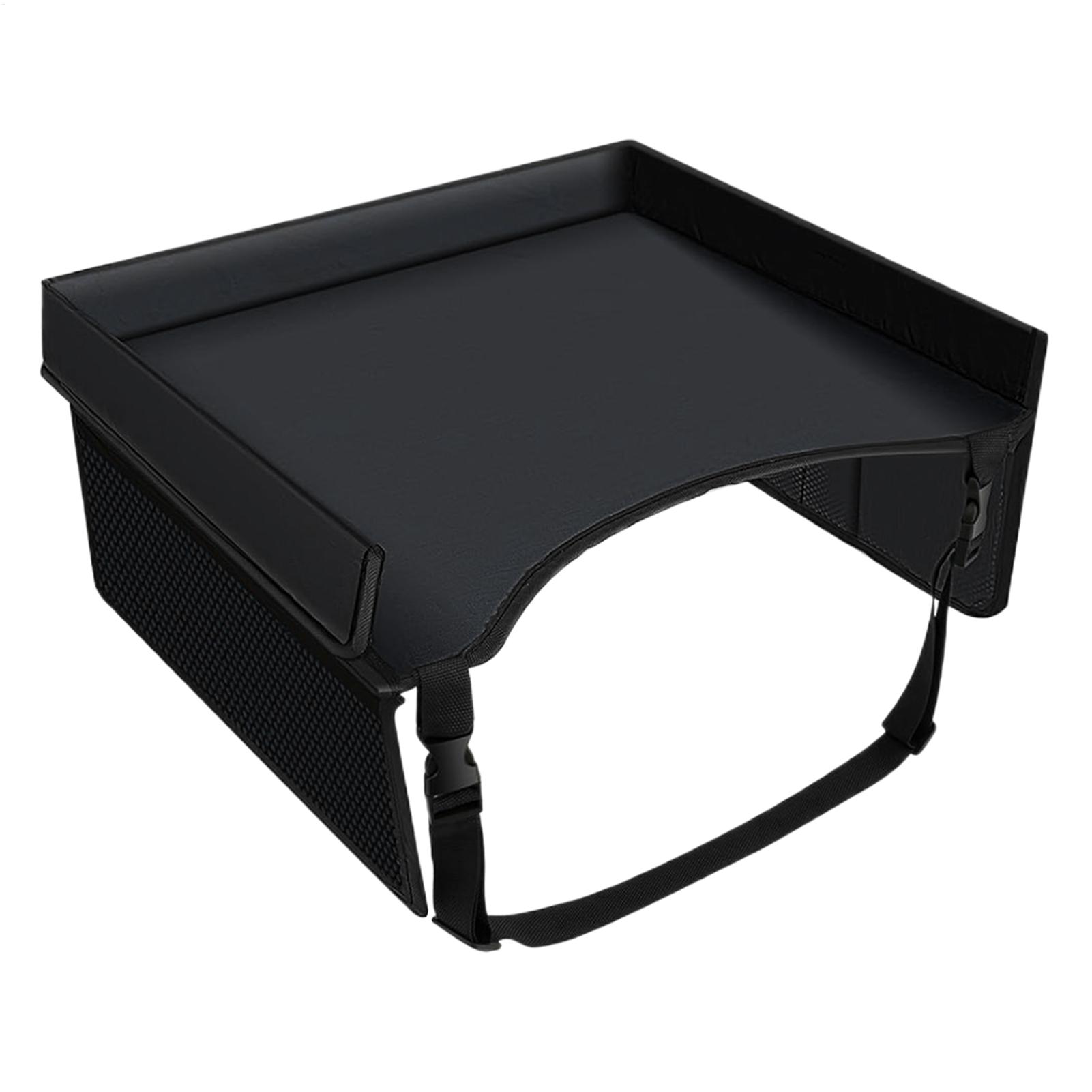 Kids Outdoor Dining Table - ถาดวางของในรถยนต์สำหรับเด็ก พับได้ มีหลายช่อง กันน้ำ โต๊ะในรถแบบพกพา โต๊ะขนาดใหญ่สำหรับรับประทานอาหาร