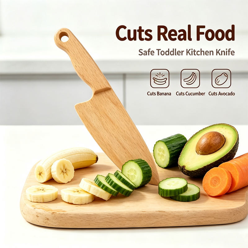 Kids Outdoor Kitchen - ไม้เด็กมีดสําหรับทําอาหารปลาน่ารักไดโนเสาร์รูปร่างของเล่นผักผลไม้เครื่องตัดเครื่องมือห้องครัวของเล่นมีดไม้สําหรับเด็ก