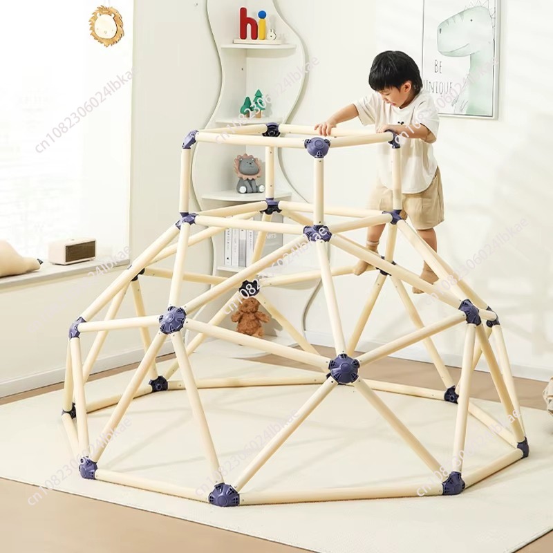 Kids Outdoor Climbing Dome - โครงปีนป่ายพลาสติกสำหรับเด็ก ใช้ได้ทั้งในร่มและกลางแจ้ง รูปทรงโดม สำหรับออกกำลังกายและเล่นกลางแจ้ง