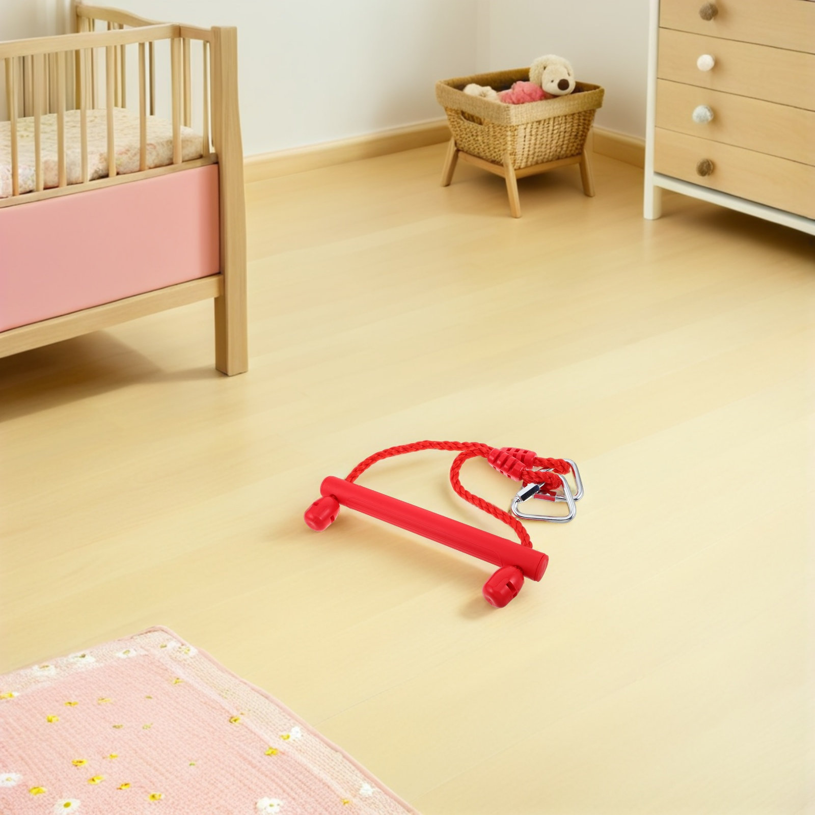 ชุดราวปีนป่ายสำหรับเด็ก สีแดง  - Kids Outdoor Swing Set บทวิจารณ์และราคา