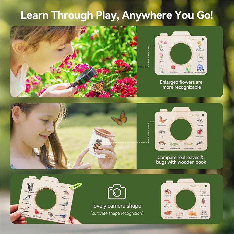 X18A-ชุดจับแมลงสำหรับเด็กอายุ  - Kids Outdoor Kit บทวิจารณ์และราคา