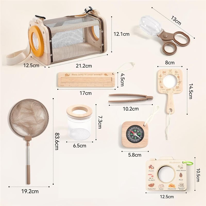 X18A-ชุดจับแมลงสำหรับเด็กอายุ  - Kids Outdoor Kit บทวิจารณ์และราคา