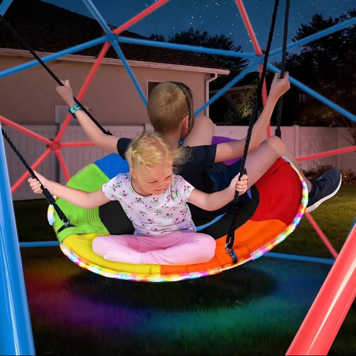 ชุดชิงช้าปีนป่าย Hapfan พร้อมช - Kids Outdoor Climbing Dome บทวิจารณ์และราคา