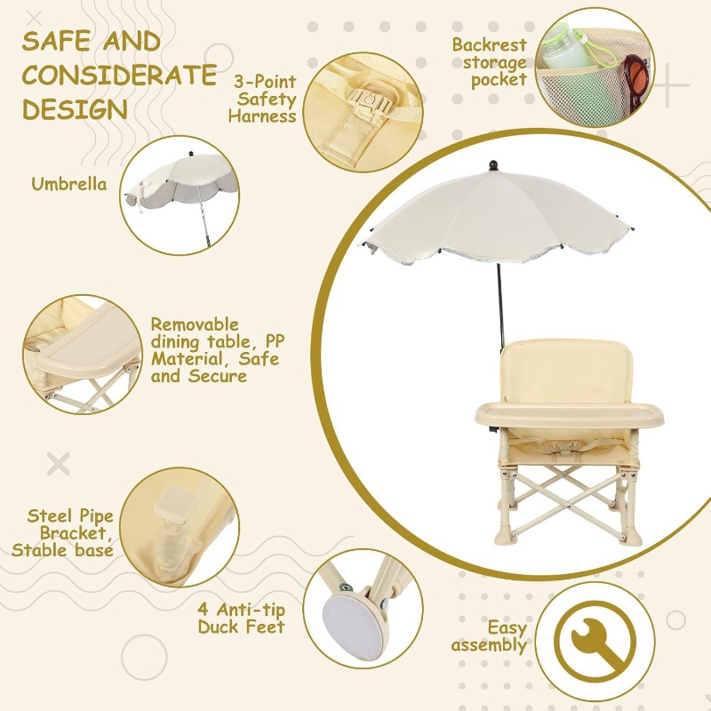 เก้าอี้ชายหาดสำหรับเด็กพร้อมร่ - Kids Outdoor Dining Table บทวิจารณ์และราคา