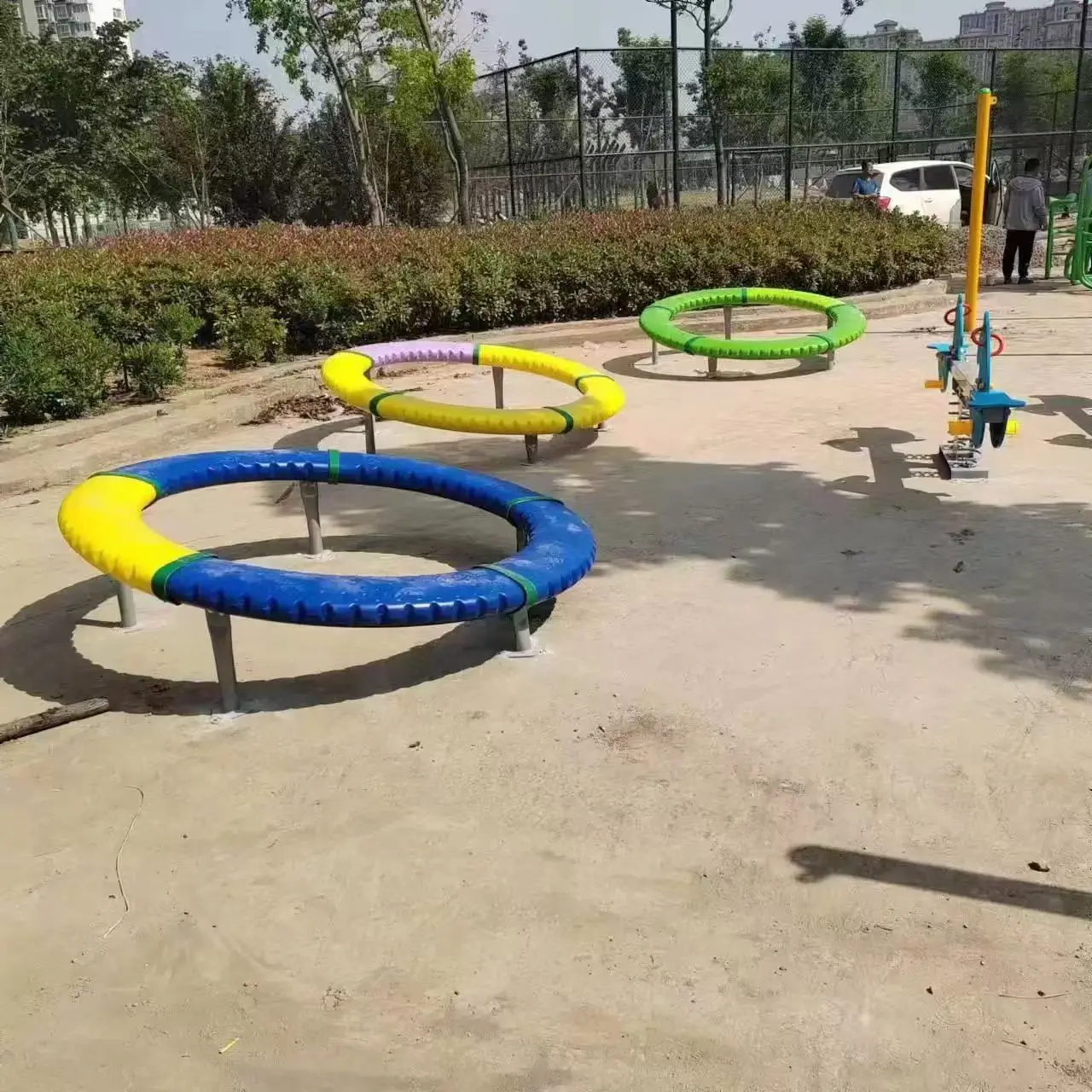 ชุดอุปกรณ์ฝึกประสาทสัมผัสสำหรั - Kids Outdoor Balance Beam บทวิจารณ์และราคา