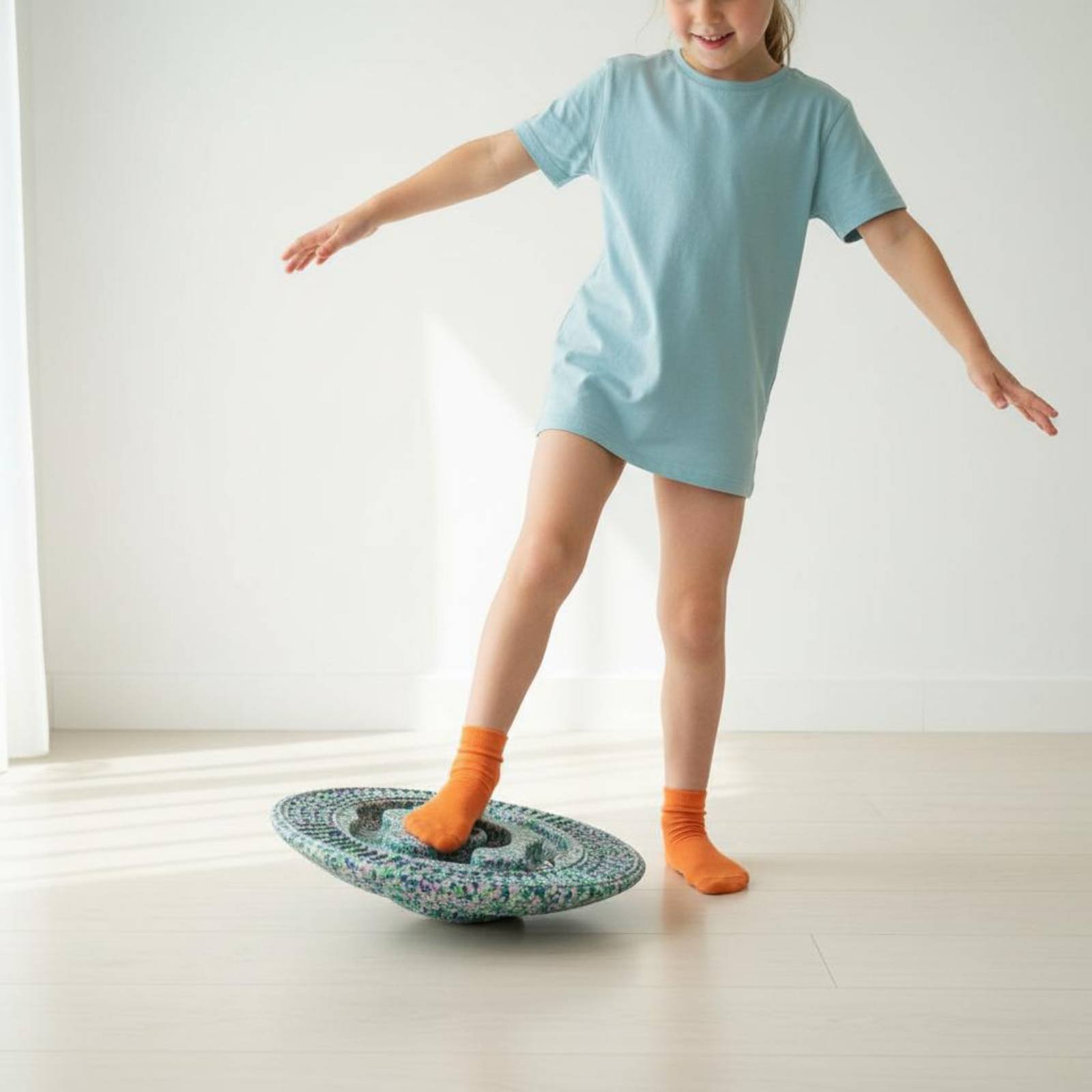 กระดานทรงตัวแบบวงกลม ใช้ได้ทั้ - Kids Outdoor Balance Beam บทวิจารณ์และราคา