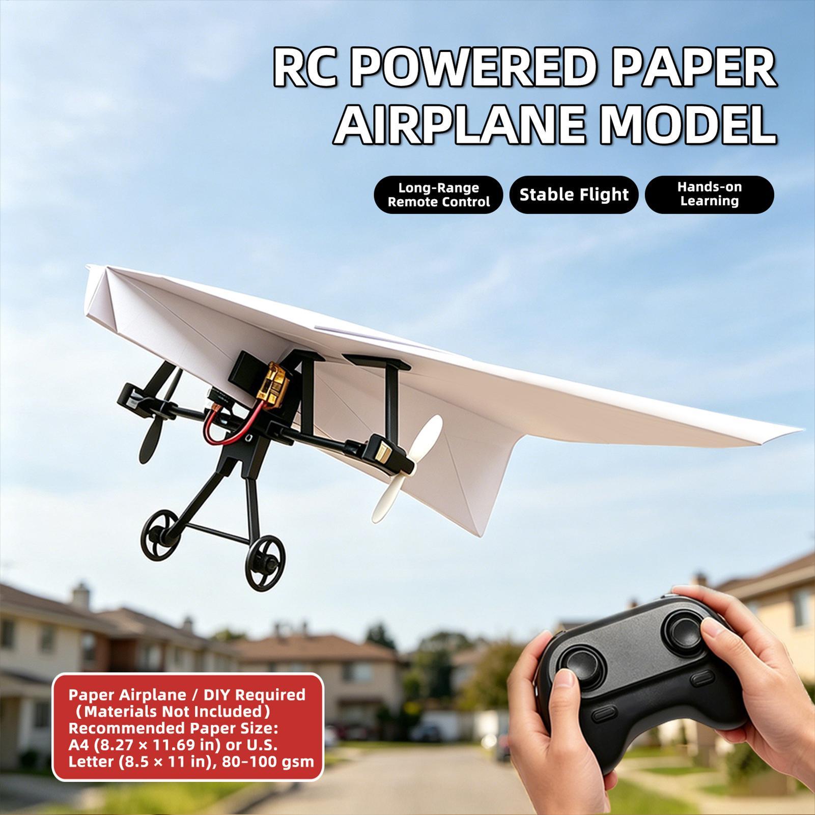 ชุดเครื่องบินกระดาษ DIY RC พร้ - Kids Outdoor Kit บทวิจารณ์และราคา