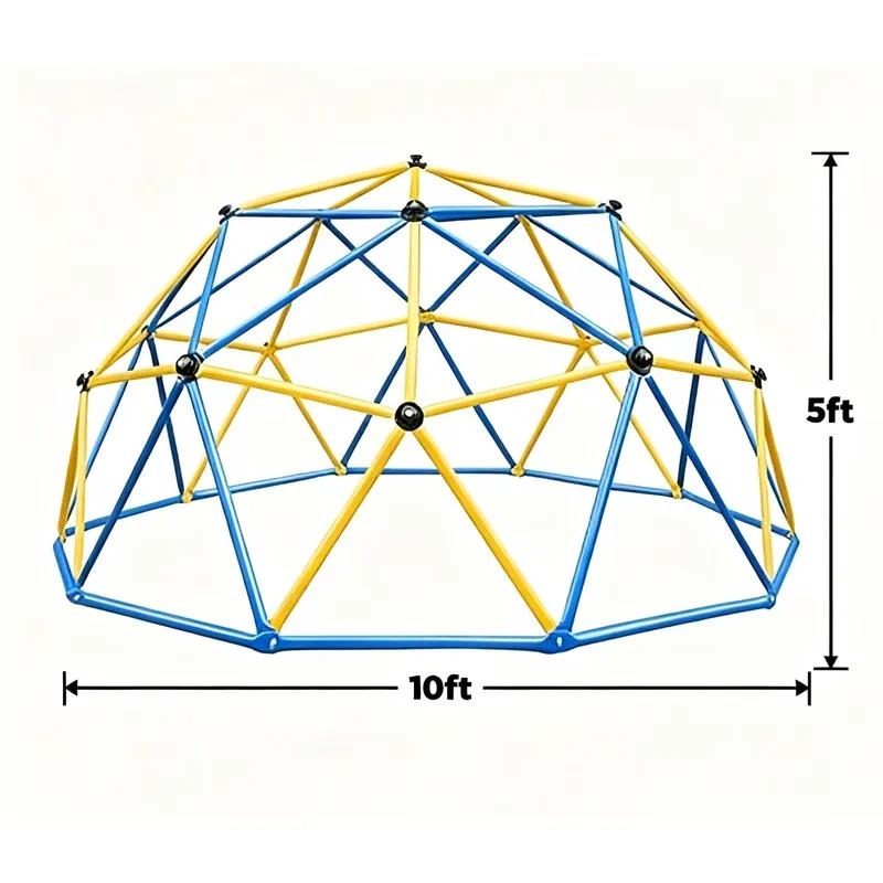 โดมปีนเขาขนาด 10 ฟุตพร้อมที่จั - Kids Outdoor Climbing Dome บทวิจารณ์และราคา
