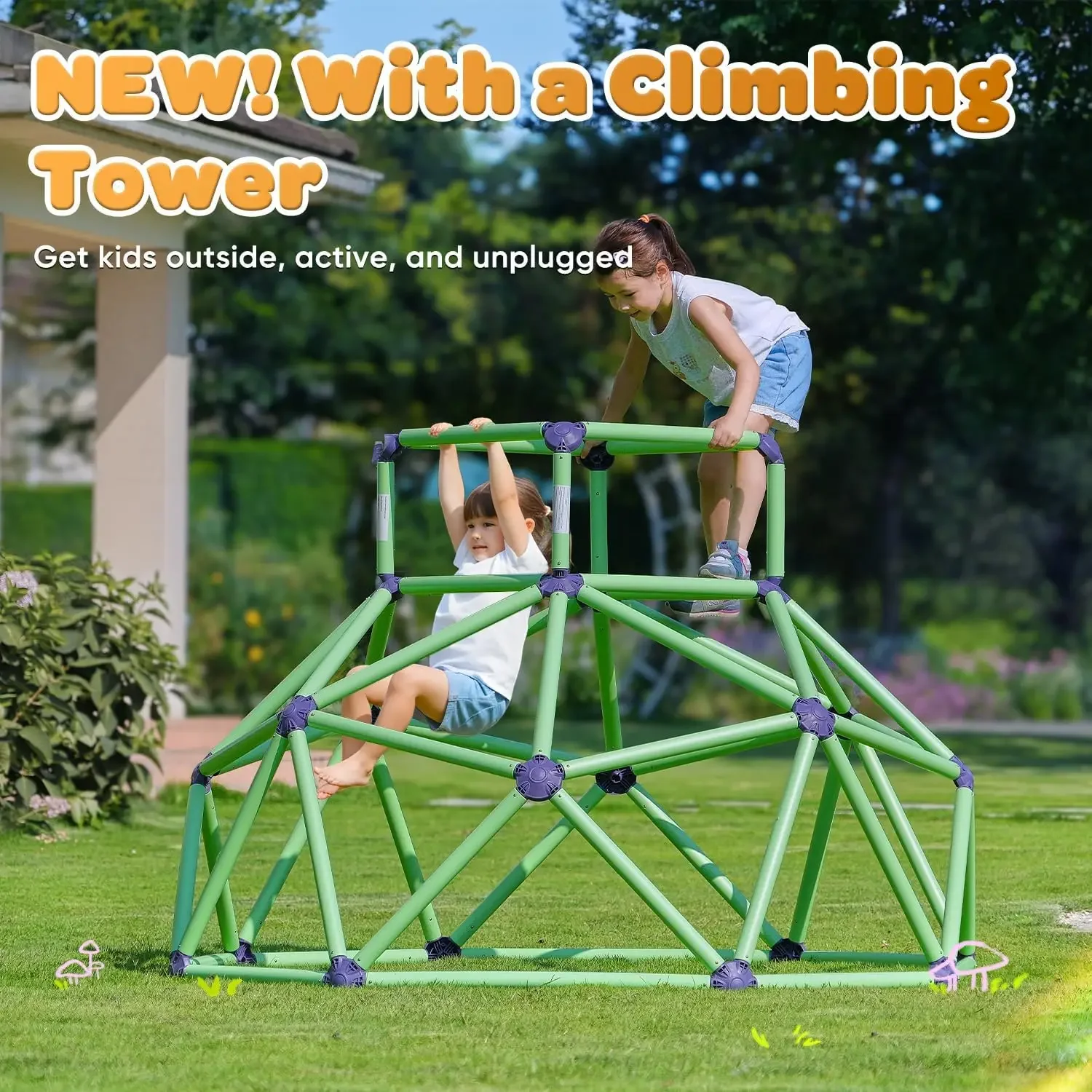 ซูปาปา มังกี้บาร์ส คลีมป์โดม - - Kids Outdoor Climbing Dome บทวิจารณ์และราคา