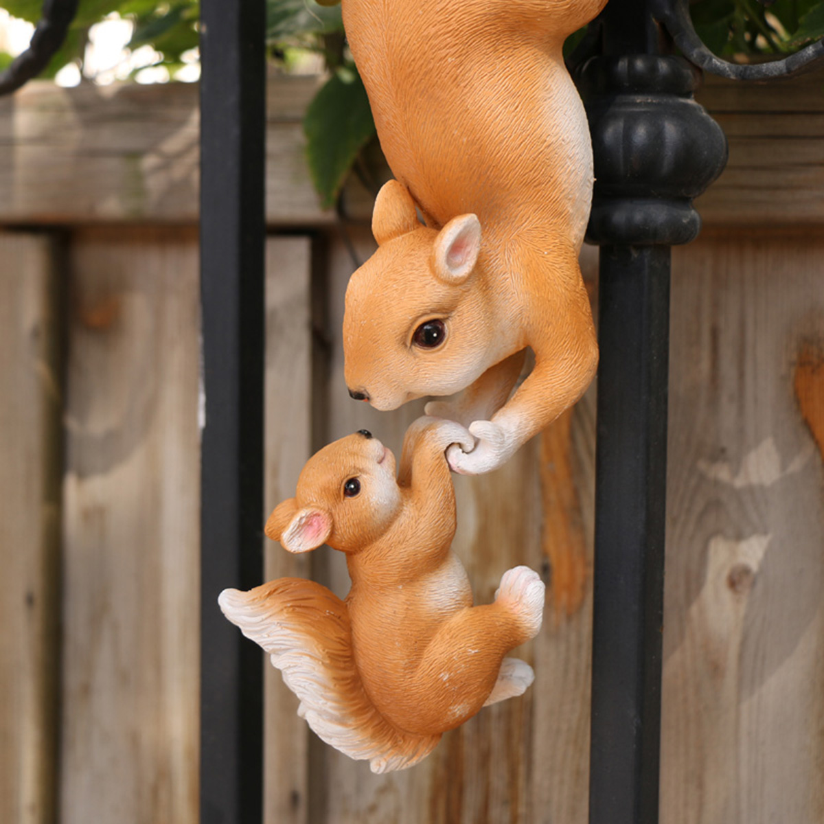 ของตกแต่งเรซิ่นรูปแม่ลูกกระรอก - Kids Outdoor Swing Set บทวิจารณ์และราคา