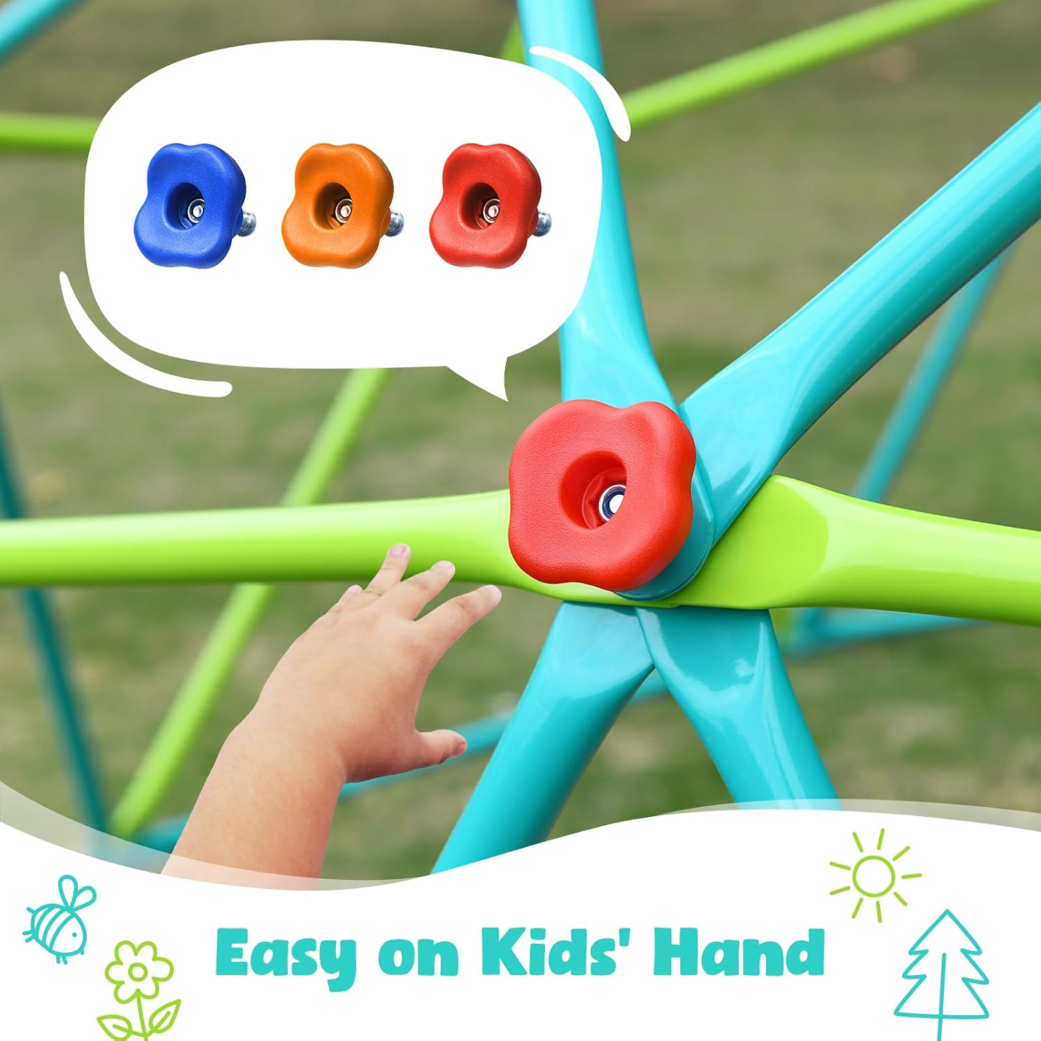 ชุดชิงช้าโดมปีนป่ายสูง 10 ฟุต  - Kids Outdoor Swing Set บทวิจารณ์และราคา