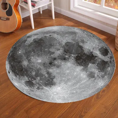 Galaxy Earth Moon พรมกลมสําหรั - Kids Outdoor Mat บทวิจารณ์และราคา