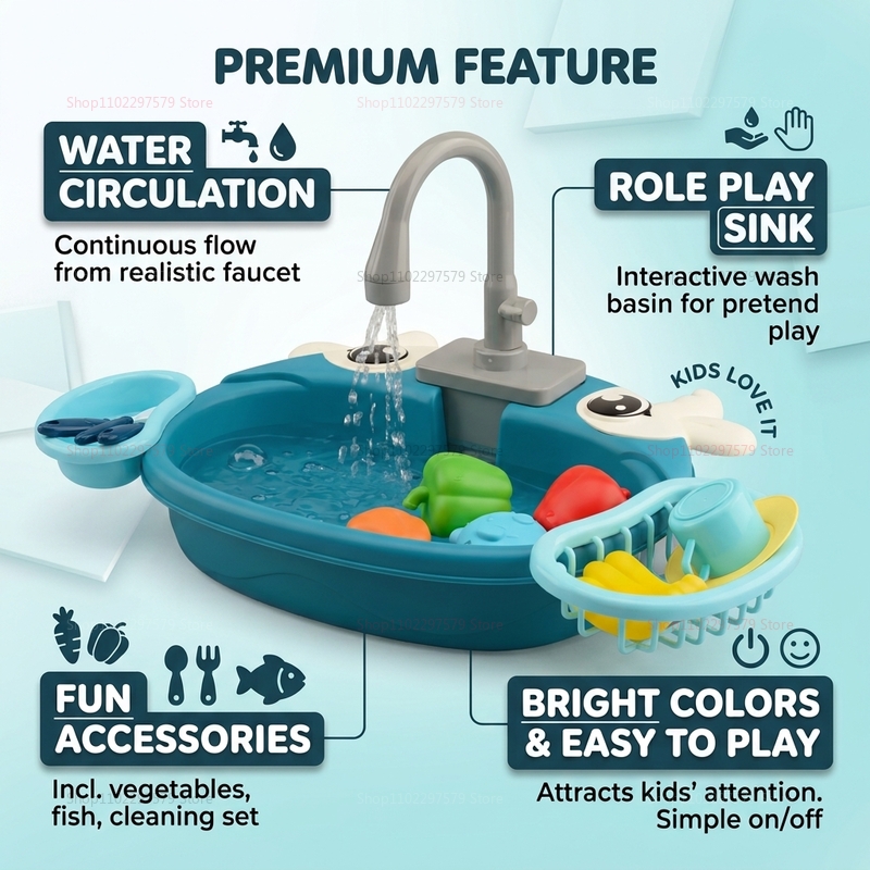 ของเล่นอ่างน้ำแบบโต้ตอบสำหรับเ - Kids Outdoor Kitchen บทวิจารณ์และราคา