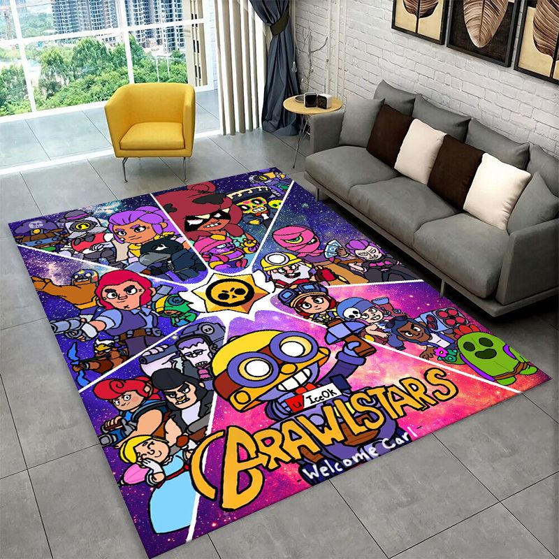 การ์ตูน B-Brawl Game พรมกันลื่ - Kids Outdoor Mat บทวิจารณ์และราคา
