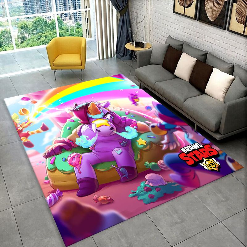 การ์ตูน B-Brawl Game พรมกันลื่ - Kids Outdoor Mat บทวิจารณ์และราคา